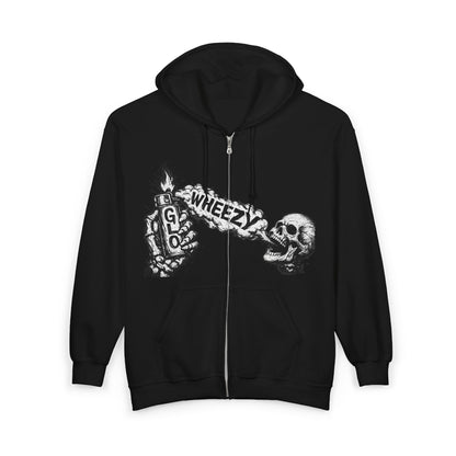 Zip Hoodie — Wheeze Nem Nation Lighter Already Graphic Full-Zip Hooded Sweatshirt