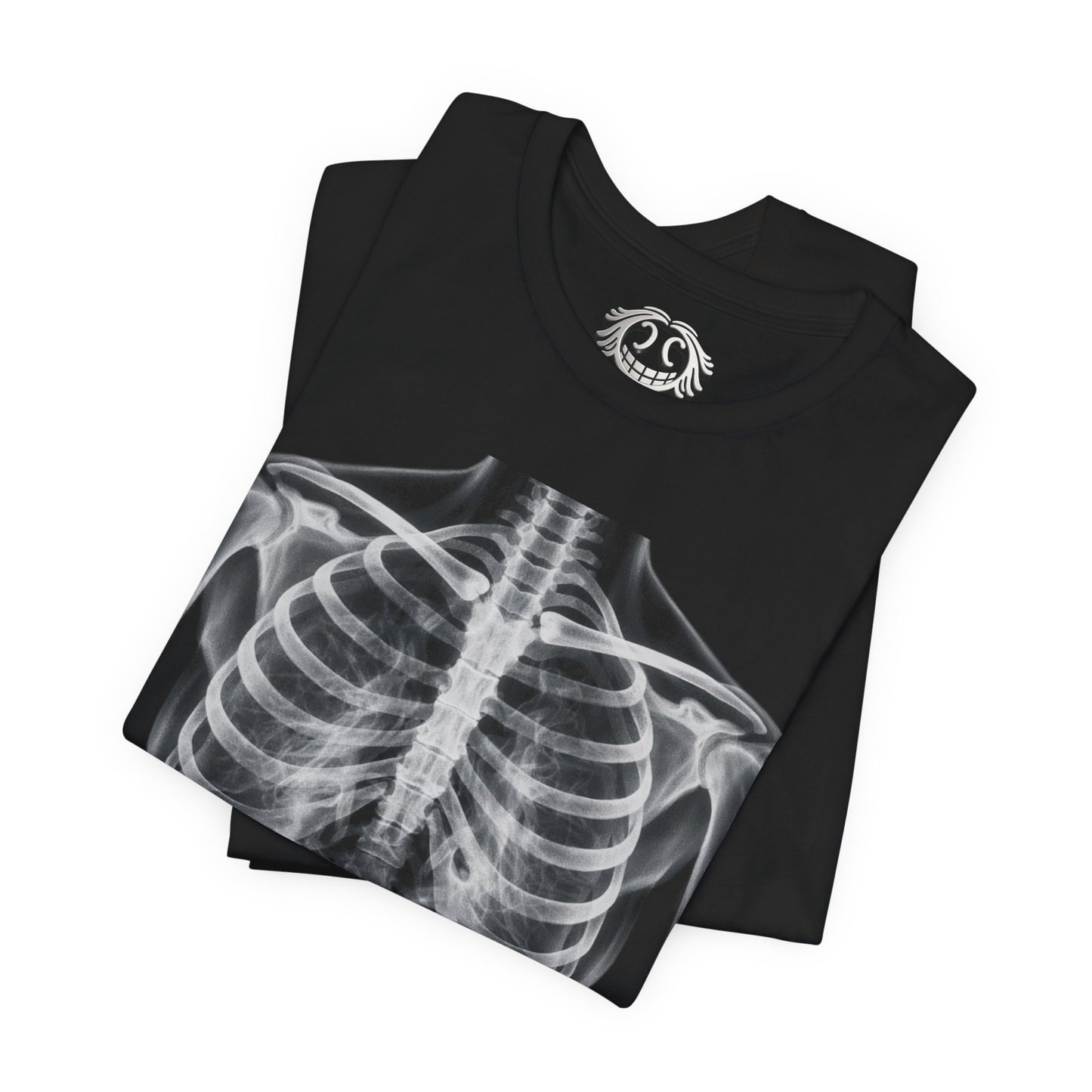 X-Ray Anatomy Tee with Green Bud Graphic —  T-Shirt